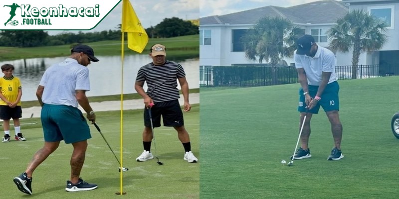 Neymar thư giãn trên sân golf giữa lúc Brazil chìm trong thất vọng 2 Máy bay đưa tuyển Brazil về nước chỉ có Danilo Silva